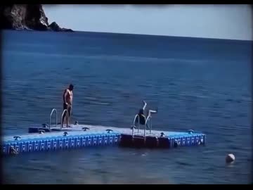 ホモと見るギャグマンガみたいな飛び込み