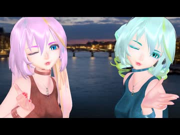 【MMD】愛包ダンスホール (Luka、Miku)