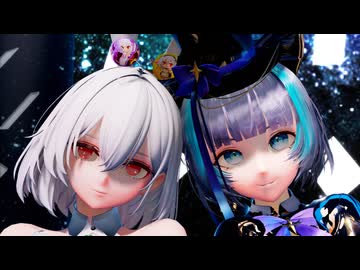 【MMDアズールレーン】チェシャーとシリアスで「グリーンライツ・セレナーデ」