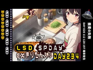 LSD SPDAY exきりたん入り DAY 234 蕎麦の失敗