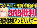 フジテレビが広陵高校問題を利用して「SNS＝誹謗中傷」の印象操作を放送・・・っぽい！【奇跡体験！アンビリバボー　フジテレビ　広陵高校】