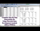 Warwick Data Envelopment Analysis (DEA) (WDEA) Full Version