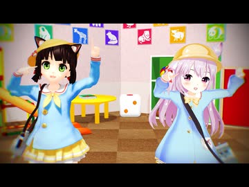 【MMD】ビバハピ【睦月･如月】【MMDアズレン】【なつき杯】