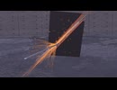 【VRChatワールド紹介】金属切断シーン撮影ワールドver 0․4 ＂Slashing effect＂Selfie World