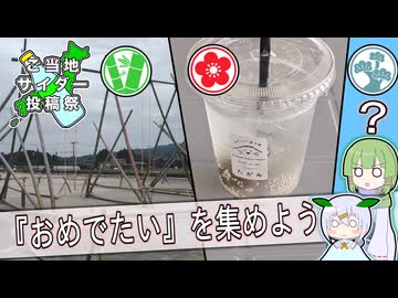 【自作合成音声】おめでたい探しとたきもとさん家【#ご当地サイダー投稿祭】