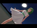 【MMD】夏の終わりにGUMIちゃんが【海を泳ぐ月】を踊ってくれた【潮風】