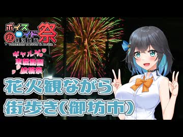 【ギャルゲ車載動画投稿祭】花火観ながら街歩き（御坊市）【第11回ひじき祭】