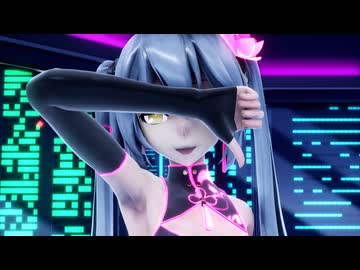 【MMDステージ配布あり】サイバーな部屋で酔いどれ知らずを踊ったようです【MMDモデル配布あり】