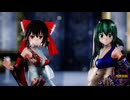 【東方MMD】霊夢と早苗で「四季刻歌」