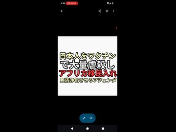 日本人をワクチンで大量虐殺し移民で民族浄化　アフリカ人がくるアジェンダ