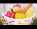 Vegetables in a basket to be washed. 田中鉄也　オンド.com