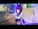原神　雷電将軍＆九条裟羅＆ナヒーダでデイリー任務#５５７。地脈の花