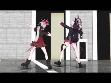 オドループを踊るカヨコとムツキ