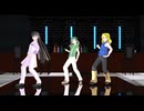 【聖闘士星矢MMD】瞬と紫龍と氷河に「女々しくて」を踊ってもらいました