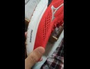RUNNING WAVE REVOLT2 WIDE MIZUNO ENERZYの新品の赤色のランニングシューズ