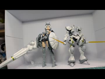 【プラモデル】カワイイ家の子達　その63　グランデ轟雷とジアースとゼーガペインとギャン＋ウマ娘とか