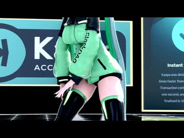【MMD×Blender】Telephone KaspaML式 Hatsune Miku