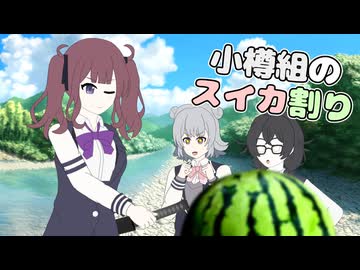 小樽組のスイカ割り【VOICEPEAK劇場】【ボイスソフト自作立ち絵投稿祭】