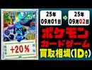 ポケカ 買取相場《10枚/1日》｜09月01日～09月02日 ＜20円以上騰落＞ #ポケモンカードゲーム #メガブレイブ #メガシンフォニア #ロケット団の栄光