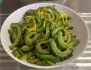 ゴーヤ　炒め　アブラ　塩胡椒　料理　作ってみた
