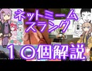 今さら人に聞けないネットのネタ解説その31【結月ゆかり×春日部つむぎ】