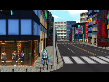 初音ミク で『ふりむかないで』 ハニー・ナイツ   feat: 初音ミクモデル六人