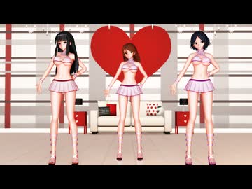 [MMD] ぴこぴこ東京（北条加蓮・黒川千秋・速水奏） *4K版有り