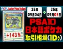 ポケカ【PSA10(日本語)】平均取引相場《77枚/1日》｜09月04日～09月05日 ＜20円以上騰落＞