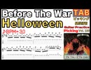 Before The War ギターソロTAB｜ハロウィンをエレキで弾こう