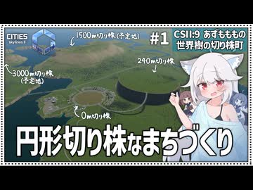 【Cities: SkylinesⅡ:9-1】世界樹の切り株にへばりつく町、開幕【VOICEROID・VOICEVOX実況】