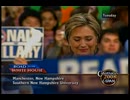 Hillary Clinton New Hampshire victory speech 2008