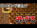 ジャンプしないで迫り来るブロックから逃げろ！【マリオメーカー2】