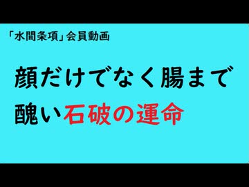 第1003回『顔だけでなく腸まで醜い石破の運命』【「水間条項」会員動画】
