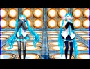 MMD、ミク、計2人、で、モニタリング（Bestfriendremix）