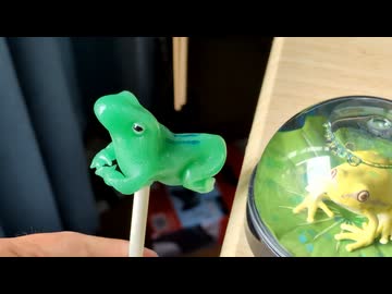 飴細工「カエル」　白糠カミパラ2025