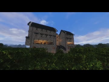 【Minecraft】ダブルクロス3rdの自作シナリオの舞台を再現しているところです