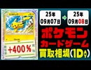 ポケカ 買取相場《129枚/1日》｜09月07日～09月08日 ＜100円以上騰落＞ #ポケモンカードゲーム #メガブレイブ #メガシンフォニア #ロケット団の栄光