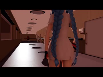 【びっくり動画投稿祭】廊下の先に…【MMD】