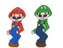 スーパーマリオで男女