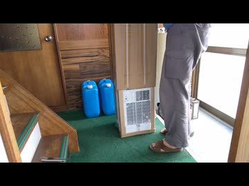 スポットクーラーの箱を開ける方法