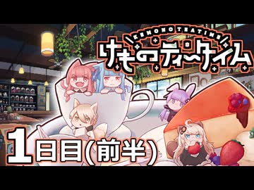 【けものティータイム】甘く切ないケモミミの楽園│1日目(前半)【VOICEROID実況】(ネタバレ注意！)