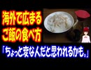 【海外の反応】 日本の 影響で 世界に 広まった ある 特殊な ご飯の 食べ方とは？ 「ご飯は他の料理と一緒に食べるものだよ。」