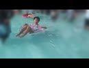【夏休み家族旅行】別府温泉　杉乃井ホテル：アクアビートの波のプールで遊ぶあい♥平日なのに混雑していました♬
