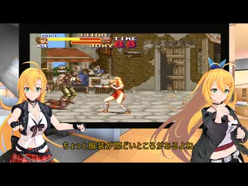 ゲームセンターで遊ぶマキマキ　【FinalFight2】