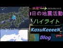 2025年09月14日 日曜日 地震活動ハイライト