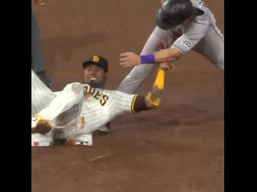 ホモと見るメジャーリーグのチンプレー