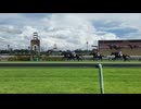 25年9月13日 中山5R メイクデビュー中山 2歳新馬牝(スタートレイン出走レース) スターター壇上～ゴール版前通過