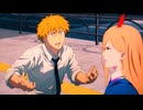 デンジとパワーの喧嘩シーンを原作風にしてみた