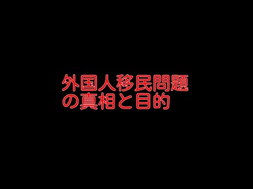 外国人移民騒動の真相に迫ります