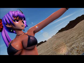 [東方MMD] 天使の翼。 [パチュリー・ノーレッジ] [水着物理Ver3.20]